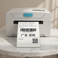 Imprimante d'étiquettes thermiques de bureau 80 mm avec largeur d'impression réglable et interfaces multiples