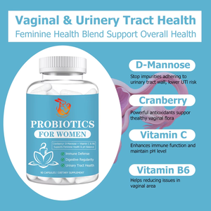 Compléments alimentaires à base de plantes les plus vendus avec vitamine C, vitamine B6, probiotiques en capsules, améliore la production d'énergie - Product Image 2