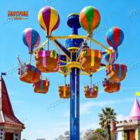 Manège Samba Tower vibrant avec sièges rotatifs pour équipements de divertissement extérieur et projets de parcs commerciaux