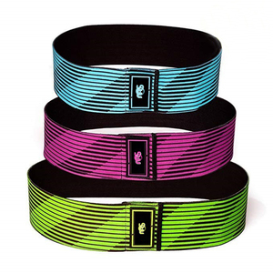 Resistance Hip Band - Non-Roll Hip Resistance Fabric Bands for Legs and Booty Workout - Train Anywhere with ONE - Product Image 1