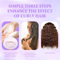 Crème Coiffante Professionnelle Hydratante Longue Durée au Beurre de Karité et Huile d'Olive pour Boucles Définies et Brillance