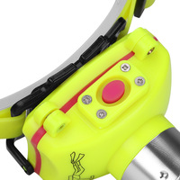 Hot Super Bright 600mAh 4 Lumières Source 3 Modes Réglable Étanche Portable Tactique Phare Lampes De Poche Plongée Phare