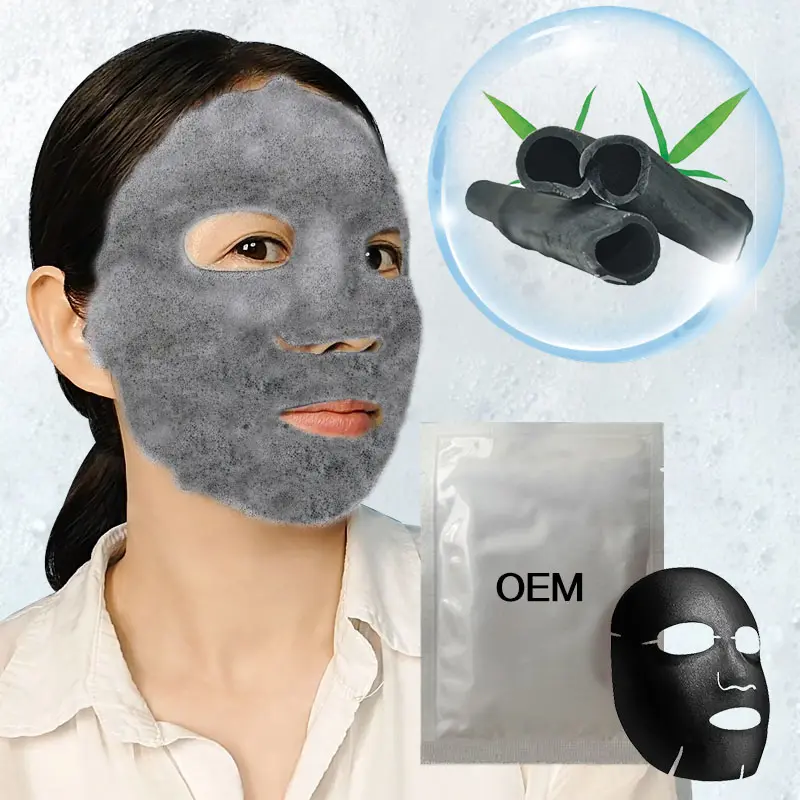 Wholesale Deep Cleansing Pore Cleaner Carbonated Oxygen Warm Anti-wrinkle Nourishing Facial Bubble Clay Mask