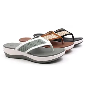 2023 RMC yeni stil Flip flop toptan açık bayanlar sandalet rahat platformu terlik kadın için