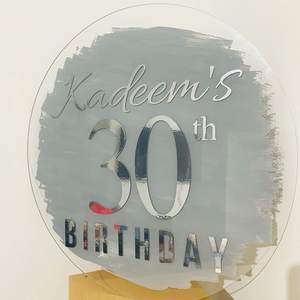 Lastra Acrilica Trasparente Circolare, Disco Acrilico Rotondo da 12 Pollici, Spessore 1/8 di Pollice, <span class=keywords><strong>Plexiglass</strong></span> Trasparente per Progetti Fai-da-Te - Product Image 3