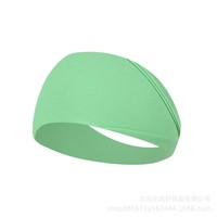 Bandeau de Sport Unisexe en Coton Élastique, Anti-Transpiration, Couleur Unie, Bonne Adhérence, pour Yoga, Course, Fitness – Accessoire Cheveux Personnalisable