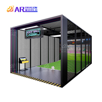Simulateur de football virtuel AR interactif, équipement de sport et de divertissement interactif