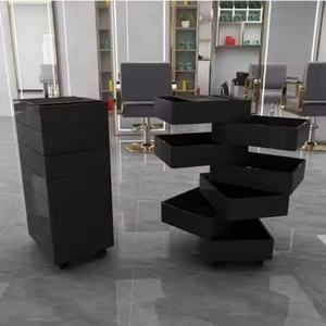Personal Assistant <b>Trolley</b> Hairdressing Beauty Salon Rolling Auxiliary Cart With Wheels Salon Furniture Plastic Modern - Product Image 2