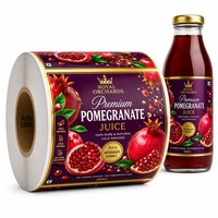 Étiquettes personnalisées en vinyle autocollant PVC PET BOPP, résistantes aux rayures UV, forme personnalisée, découpe numérique, impression UV numérique pour l'emballage