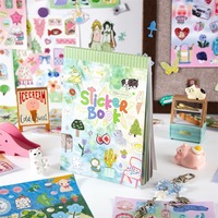 24pcs Per Pack Stiker Seri Jurnal Mimpi Light Dreamy Die Cut, Dekorasi Jurnal DIY Kartun Lucu