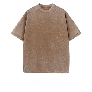 TKAN244 Pantalones Cortos Personalizados de Estilo Urbano, Estilo Vintage Lavado, Holgados para Hombre, 100% Algodón, Tejido de Punto Transpirable, Talla Grande - Product Image 1