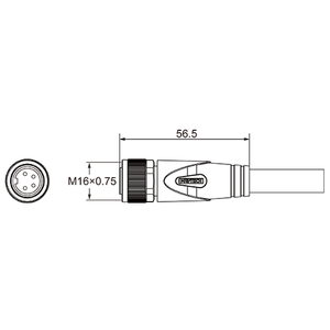Connecteurs de câblage rapide à 4 broches, étanches, à sertir, pour terminaux femelles en gel - Product Image 5