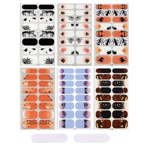 Nouveaux autocollants pour ongles lumineux ultra-fins sans trace, motif toile d'araignée, fantôme, diablo, modèle européen ZE Guangzhou pour <span class=keywords><strong>Halloween</strong></span> - Product Image 5