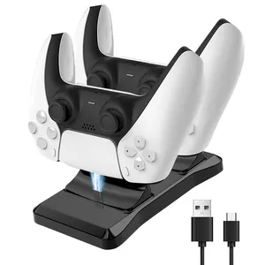 Ylw tin ps5 phụ kiện sạc Dock điều khiển kép sạc nhanh cho ps5 điều khiển Trạm Sạc - Product Image 1