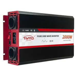 Tianmo 2000 w 12v 24v 36v 48v Dc para AC 110v 220v 230v 240v 2000 watts inversor de energia de onda senoidal pura