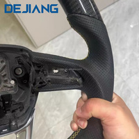 Volant en fibre de carbone pour Audi A3 8Y 8P 8V B8 B9 TTS A4 B8 B8.5 A5 A6 C6 C7 C8 4F A7 A8 Q3 Q5 S3 8V S4 S5 Rs3 Rs4 Rs5