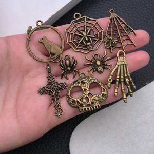 Pendentif Halloween explosif alliage bricolage accessoires pendentif Bracelet en Bronze ancien - Product Image 1