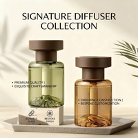 Flacon diffuseur en verre OEM vide, flacon diffuseur à roseaux 100 ml, verre cosmétique pour aromathérapie à domicile et emballage de vente au détail pour boutiques.