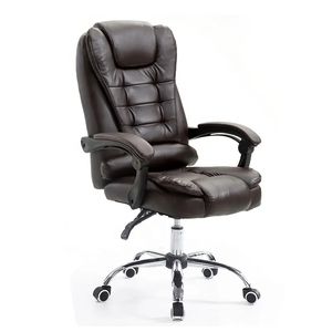 Modern Executive Computer Ergonomic High Back Leather Boss Office <b>Chairs</b> With Footrest - Product Image 6