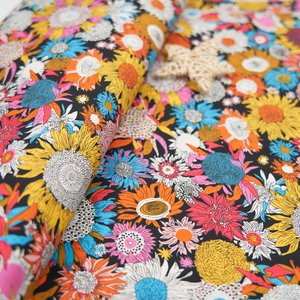 ไม่มีขั้นต่ำในการสั่งซื้อ <span class=keywords><strong>ราคา</strong></span>ถูก ผ้าฝ้ายทอ 100% ลายดอกทานตะวัน สำหรับชุดเด็ก กระเป๋า <span class=keywords><strong>เสื้อ</strong></span>ผ้า ของเล่นเด็กผู้ชาย - Product Image 6