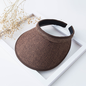 Bán Buôn Phụ Nữ Của Mùa Hè Mũ Rơm Rắn Màu Lớn vành Sun Visor <span class=keywords><strong>Hat</strong></span> Du Lịch Ngoài Trời Bãi Biển Cap - Product Image 5