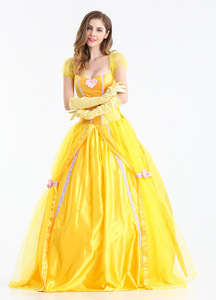 Vestido de Cosplay para adultos, vestido de princesa de La Bella y La <span class=keywords><strong>Bestia</strong></span>, <span class=keywords><strong>disfraz</strong></span> de fiesta de Halloween de princesa para mujer adulta - Product Image 6