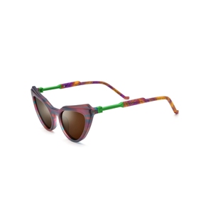 Lunettes de soleil œil de chat pour femmes, monture intégrale, verres miroir, protection UV 100%, style tendance adulte - Product Image 5