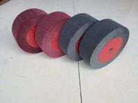 Roue à lamelles de ponçage, meule à lamelles en oxyde d'aluminium avec trou central, pour éliminer la rouille, les bavures de soudure et le meulage