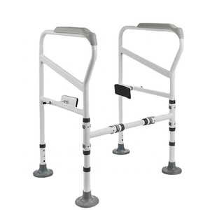 Chất Lượng Cao Có Thể Điều Chỉnh Thép Carbon Nhà Vệ Sinh An Toàn Lan Can Gấp Đường Sắt Cho Người Cao Tuổi Và Khuyết tật Phòng Tắm Thiết Bị An Toàn - Product Image 2