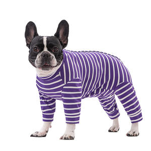 Nueva Ropa de Diseño para Perros, Venta Caliente, Trajes de Perro a Rayas de Moda, Pijamas para Perros de Cuatro Patas, Trajes de Recuperación Quirúrgica para Perros Machos y Hembras - Product Image 6