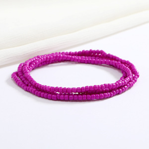 Cadenas de Cintura Elásticas con Cuentas de Colores, Joyería Corporal Bohemia para el Vientre, Accesorio de Estilo Veraniego para la Playa para Mujer - Product Image 4