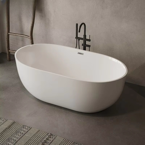 <span class=keywords><strong>Baignoire</strong></span> autoportante ovale <span class=keywords><strong>de</strong></span> style japonais moderne <span class=keywords><strong>Baignoire</strong></span> <span class=keywords><strong>de</strong></span> trempage sans couture pour la maison ou l'hôtel au choix des célébrités en ligne - Product Image 4