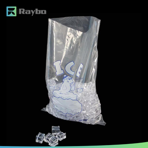 Sacchetti per Ghiaccio in Plastica Resistente RAYBO 10 Lb 20 Lb con Chiusura a Cordoncino - Product Image 6