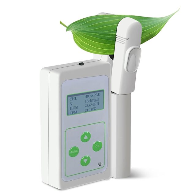 GOYOJO GYJ-B Portable Chlorophyll Tester Nitrogen Analyzer Leaf Temperature Meter for Precision Farming and Gardening