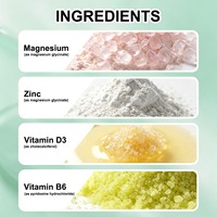 Capsules de magnésium OEM personnalisées 250 mg, 60 unités, complément alimentaire pour la santé des os et du cœur