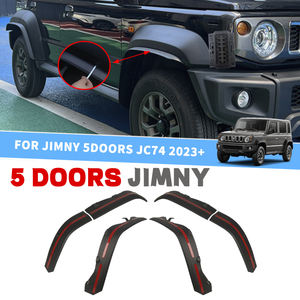 Pour <span class=keywords><strong>Suzuki</strong></span> <span class=keywords><strong>Jimny</strong></span>, élargisseurs d'ailes, élargisseurs de garde-boue, style large, compatible avec JB74 et JC74, disponible pour les modèles 3 portes et 5 portes - Product Image 1