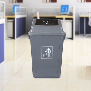 Venta Directa de Fábrica Yongyao, Contenedores de Basura de Plástico de 50L/60L, Reforzados y Duraderos, con Tapa Abatible, Ideales para Escuelas y Zonas Turísticas - Product Image 1
