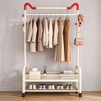 Séchoir à linge extérieur mobile, double niveau, en acier au carbone extra épais, détachable, robuste, moderne, peu encombrant et écologique