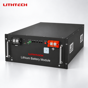 Paquete de Baterías de Litio para Montaje en Rack LITHTECH 48V 51.2V 300Ah 200Ah 100Ah 5kwh 10kwh 15kwh 20kwh para Energía Solar - Product Image 1