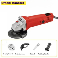 Meuleuse d'angle miniature industrielle portable 100 mm électrique 220 V avec interrupteur à gâchette pour la découpe et le polissage