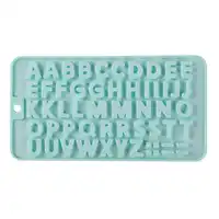 Silicone Letter Mold and Number Chocolate Molds with Happy