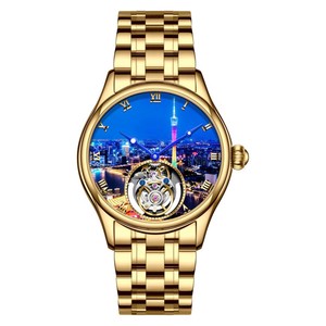 Reloj Mecánico Automático Tourbillon 7076 con Diseño de Torre de Moda, Esfera Isoperibólica, Relojes Mirar, Nuevo Diseño 2024 para Hombre - Product Image 5