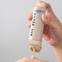 Tubes à pompe sans air en PP de 50g et 80g, tubes cosmétiques vides à presser pour lotion, emballage personnalisé, modèle R-0237 CN