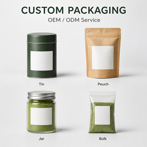 Poudre de Matcha de Qualité Culinaire en Gros, Thé Vert Biologique en Poudre pour la Pâtisserie, Prise en Charge de l'Emballage Personnalisé et de l'Étiquetage Privé - Product Image 5