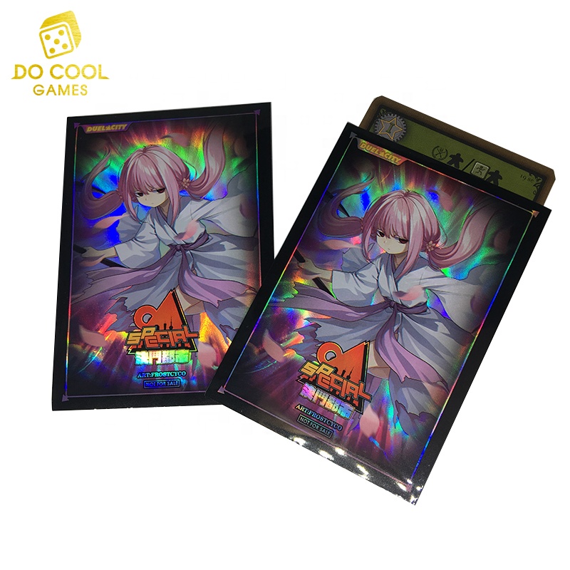 Custom Yugioh/mtg Hologram Animation Image Card Sleeves