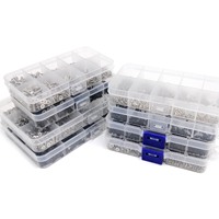 Kit d'assortiment de vis à tête plate fine Phillips M1.2, M1.4, M1.6, M2, M3, mini, micro, petites, pour ordinateurs portables, téléphones, lunettes