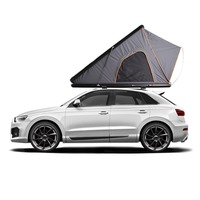 Carpa de Techo Rígida de Aleación de Aluminio con Apertura Lateral, Montaje Automático para las Cuatro Estaciones, Amplio Espacio Interior para 2 a 4 Personas, Ideal para Acampar
