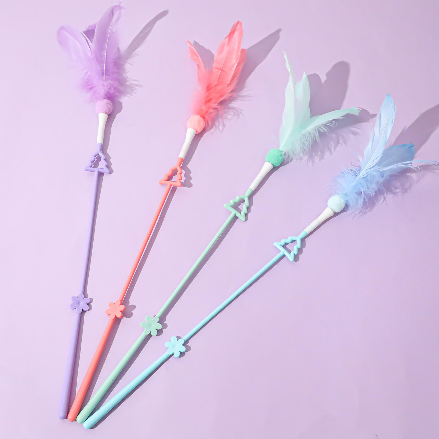 Fairy feather cat tease stick-small tree