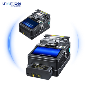 Soudeuse à fibre optique WiFi A28S, épissage rapide en 6 secondes, chauffage en 15 secondes, écran LCD <span class=keywords><strong>5</strong></span> pouces, fixation trois-en-un pour réseau FTTH - Product Image 1