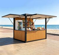 Kiosque à café pliable sur mesure Skyacross Container Factory, stand mobile préfabriqué pour la restauration en plein air et le camping
